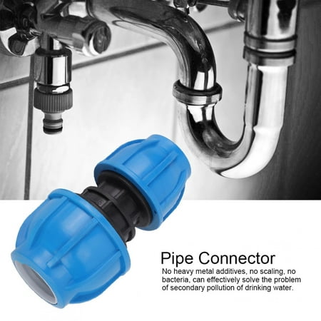 Non-Toxic Water Pipe Fitting 32mm / 1.3in for Hotel Balcony Straight Pipe Adapter 32mm to 25mm Straight Wear-Resistant Straight Pipe Connector 